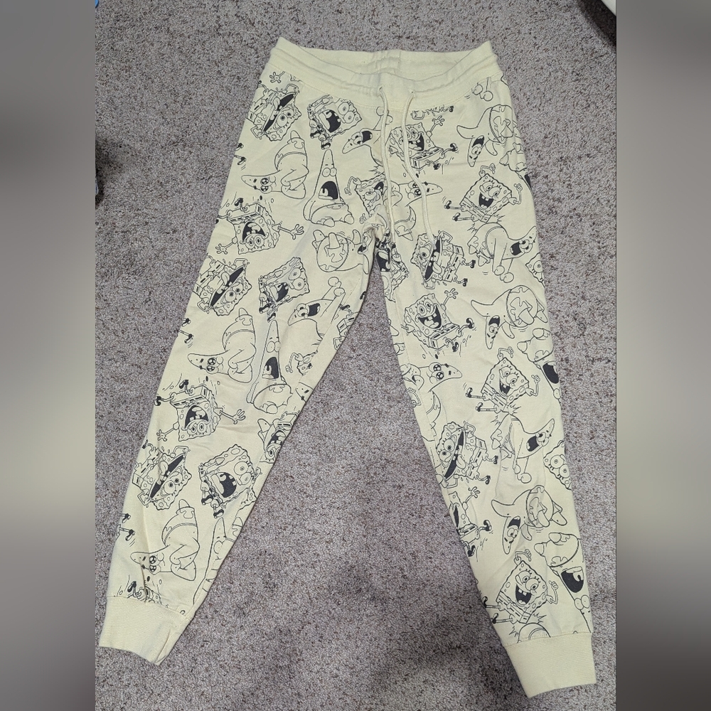 SpongeBob SquarePants Women's Joggers, Fleece Inside